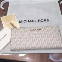 MICHAEL KORS ロゴプリント長財布