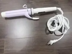 カールヘアアイロン パープル ホワイト