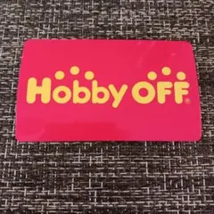 ホビーオフ　Hobby OFF ロゴ　マグネットカード レッド
