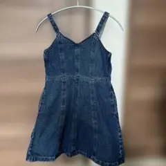 デニムジャンバースカート