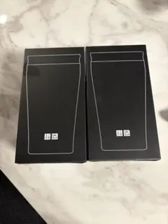 ユニクロ　感謝祭2025ノベルティーのステンレスボトル　ブラック　2個