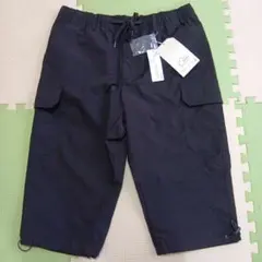 【新品】 LOGOS DAYS　カーゴクロップドパンツ　M　黒
