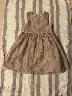 タルティーヌエショコラ ノースリーブ レース ワンピース 130