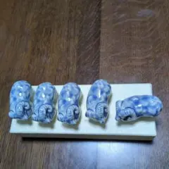 羊の形状の箸置き 5個セット