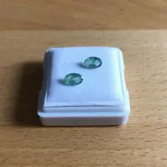天然石 グリーンアベンチュリン ルース2石セット