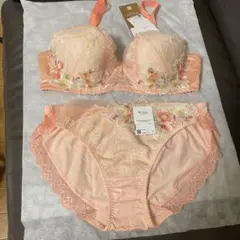 ワコールレシアージュのブラジャー＆ショーツのセット　Ｃ80 Ｌサイズ