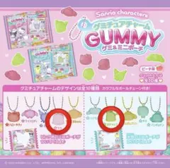 サンリオキャラクターズ グミチュアチャーム　ポチャッコ　ララ
