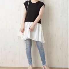 INGNI イング ♡ シャツ レイヤー ニット トップス