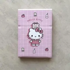 【美品】ハローキティ サンリオ サンキューマート 折りたたみミラー ピンク 手鏡のサムネイル