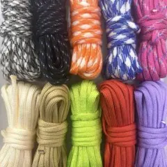 【現品】¥650 ❤️ パラコード ㉔ 〈4mm〉3m×10本 まとめ売り
