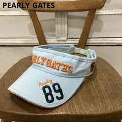 パーリーゲイツ バイザー フリー ライトブルー ゴルフ