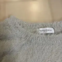 Ketty Chérie シャギーニット 五分袖プルオーバー