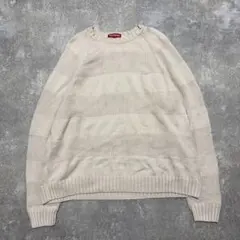 Supreme 23SS Small Box Stripe Sweater L