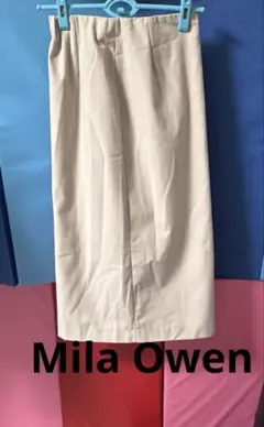 Mila Owen タイトスカート　美品　アイボリー　サイズ0 S