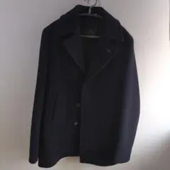 UNITED ARROWS ネイビー ウール ピーコート