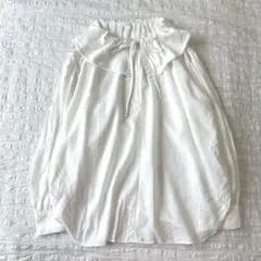 【美品】DouDou 2WAY襟付きブラウス リネン混 23SS ゆったりのサムネイル