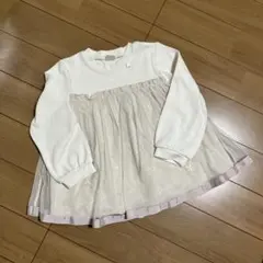 プティマイン　チュール　トップス　星柄　110