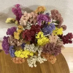スターチスと千日紅のブーケ ドライフラワー ミニ 15cm - メルカリ