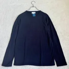 ⭐️グリーンレーベルリラクシング【M】紺系 長袖ニット コットンウール