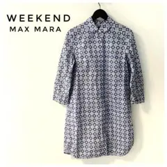 MaxMara WEEKENDシャツワンピース Mサイズ　7部袖のサムネイル