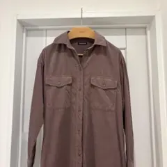 NOMBRE IMPAIR コーデュロイ ロングシャツワンピースのサムネイル