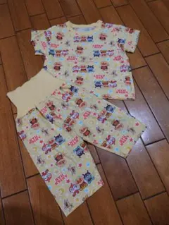 アンパンマンキャラクター柄 ベビーパジャマ 90サイズ