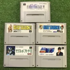 JVG-484 スーパーファミコン ソフト 5本セット