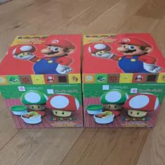 新品未使用☆スーパーマリオ スーパーキノコ ランチボックス2セットのサムネイル
