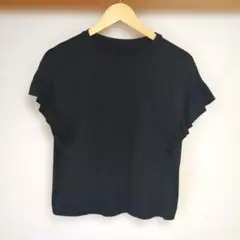 BANNER BARRETT バナーバレット フリルスリーブ Tシャツ ブラックのサムネイル