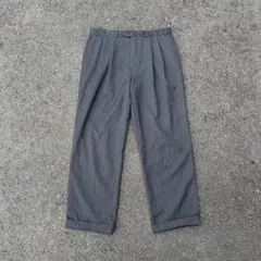 90s LAUREN RALPH LAUREN ストライプ ツータックスラックスのサムネイル