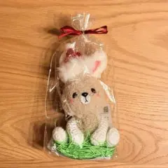 作家製 うさぎのあみぐるみ