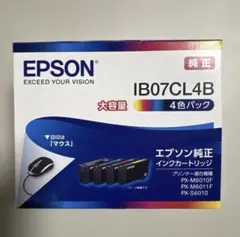 EPSON IB07CL4B インク 4色パック 大容量 純正 新品 マウス - メルカリ