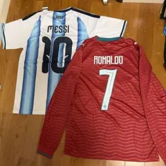 ポルトガル代表 ロナウド アルゼンチン代表 メッシ ユニフォーム 2枚セット ポルトガル代表 ロナウド アルゼンチン代表 メッシユニフォーム 2枚