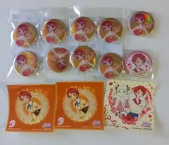 ハピクロ!劇場版アイカツ!シュガーコーデ缶バッジ　一ノ瀬かえで　他