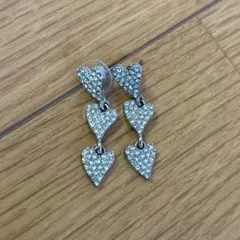 ピアス ハート 3連