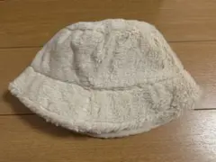 ふわふわハット　もこもこハット　ベージュ　帽子　ファー　ボア