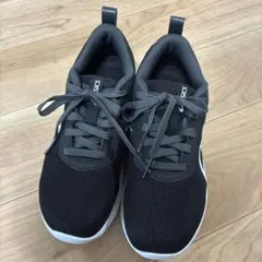 アシックス　レーザービーム　黒　ブラック　21cm