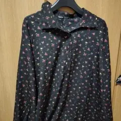 御婦人様のSHEIN 花柄シャツワンピース 長袖古着
