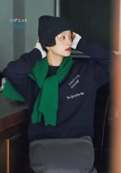 【LEE掲載　新品】✳︎サマンサモスモスブルー✳︎ ロゴプルオーバー