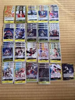 ワンピースカード 蒼海の七傑 黄色デッキ ハンコック モリア R SR 4コン