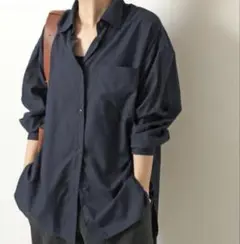 最終値下げ！期間限定出品新品タグ付き✨conte✨キュプラシルク シャツ 