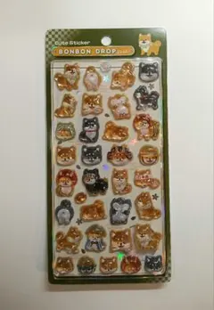 【たぬき様専用】ボンボンドロップシール 和柄 芝犬