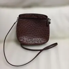 Bag Liore バグリオ ワンハンドルバック ブラウン オーストリッチ 