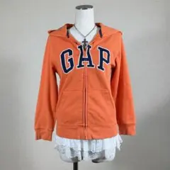 GAP ジップアップ パーカー y2k 平成ギャル オレンジ