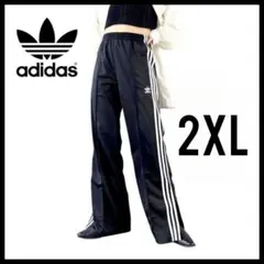 adidas★黒2XL★ルーズファイヤーバードトラックパンツ★ジャージ★男女