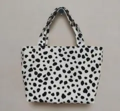 ダルメシアン柄 トートバッグ　ハンドメイド