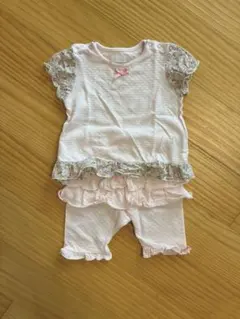 ベビーセットアップ　べべ　bebe reduction 花柄 フリルSのサムネイル