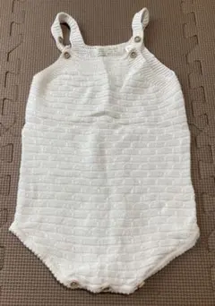【ZARA mini】コットン&シルク生地ロンパース　74㎝