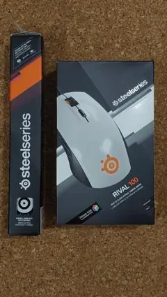 【ジャンク品】steelseries RIVAL100 & マウスパッド