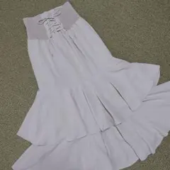 COCODEAL ココディール アシメティアード スカート ベージュ